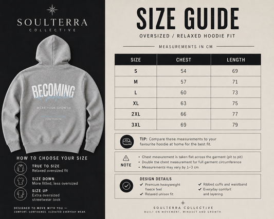 Becoming, not perfection hoodie